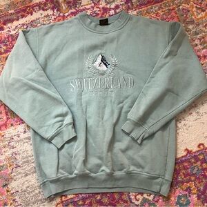 Vintage Switzerland Embroidered Crewneck
